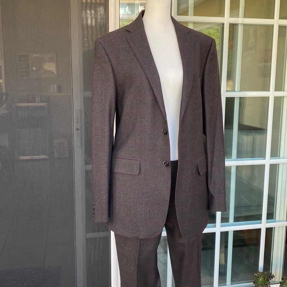 ETRO LANA WOOL MEN’S SUIT Size 48